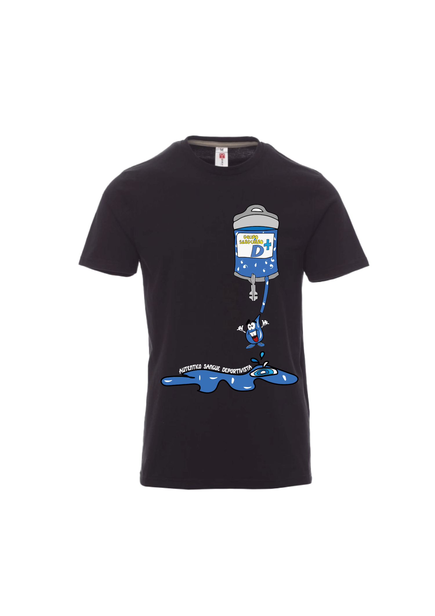 Camiseta bolsa Grupo Sanguíneo D+ - Imagen 4